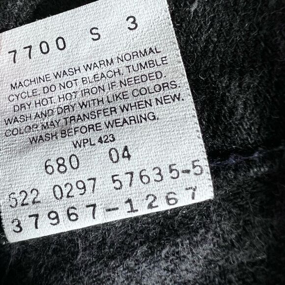 Levi’s vintage Jean shorts cut off black Orange tag size 7 - Picture 15 of 15